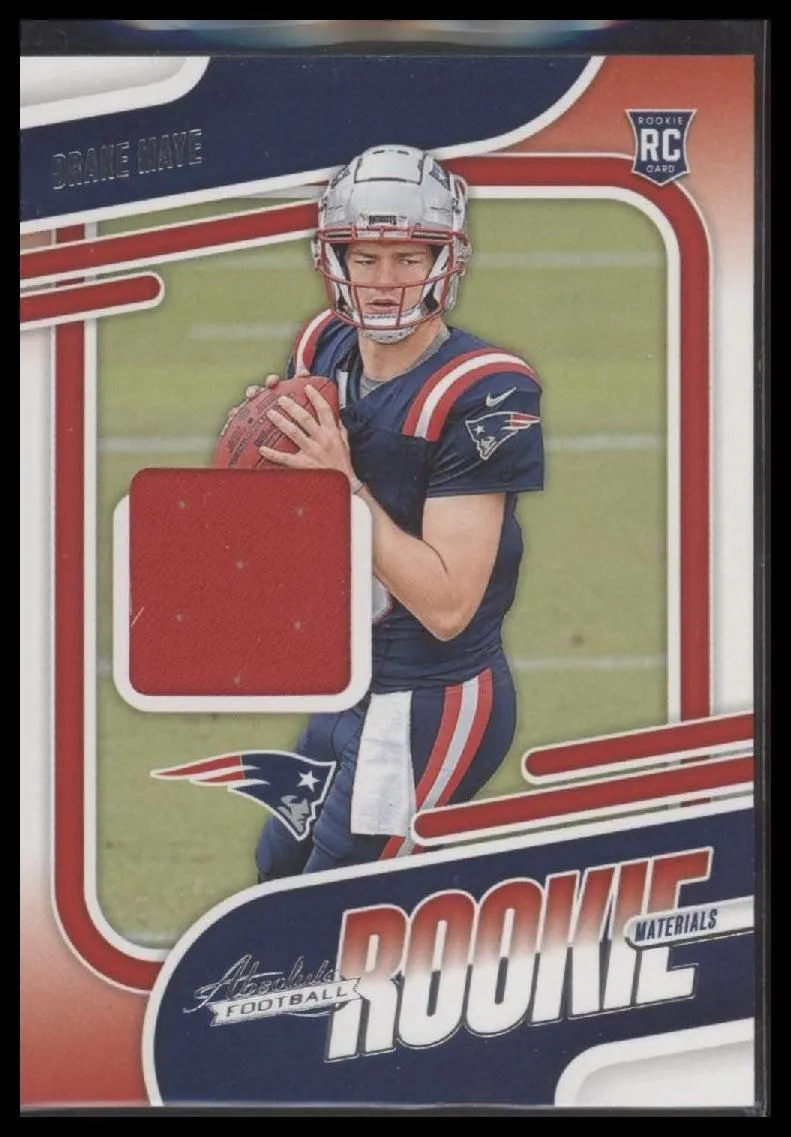2024 Panini Absolute Absolute Rookie Materials Drake Maye #ARM-DME