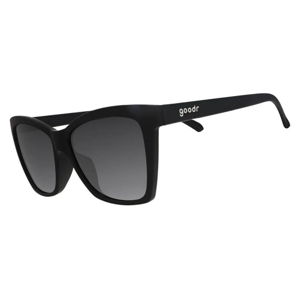 New without Tags - goodr Adult New Wave Renegade Plastic Rectangle Sunglasses - Black