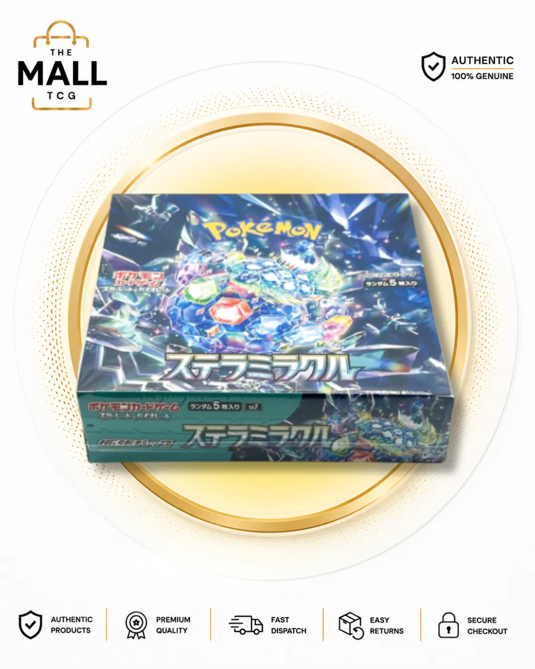 SV7 Stellar Miracle Japanese Booster Box | Pokémon Card Game