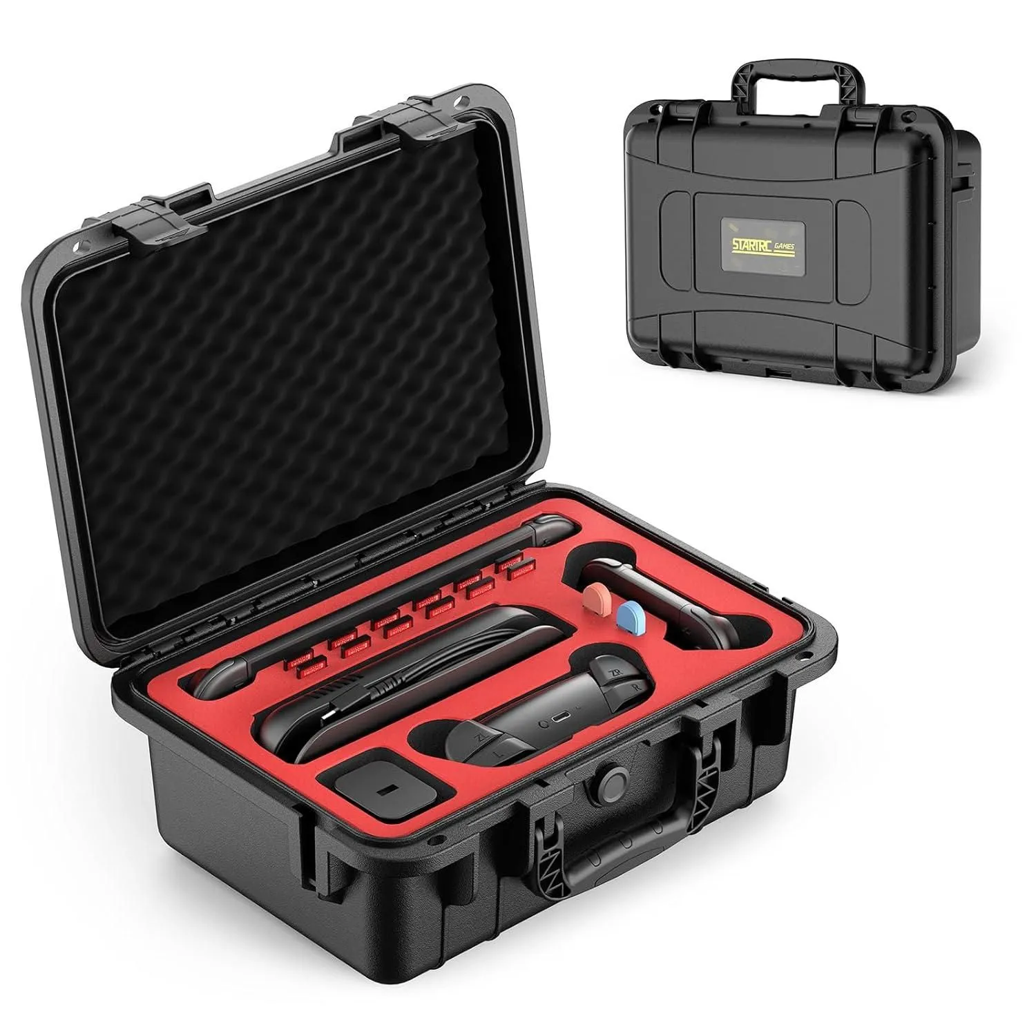 Hartschalen-Koffer für Nintendo Switch 2 – Professional Deluxe IP67 Wasserdicht | Schwarz