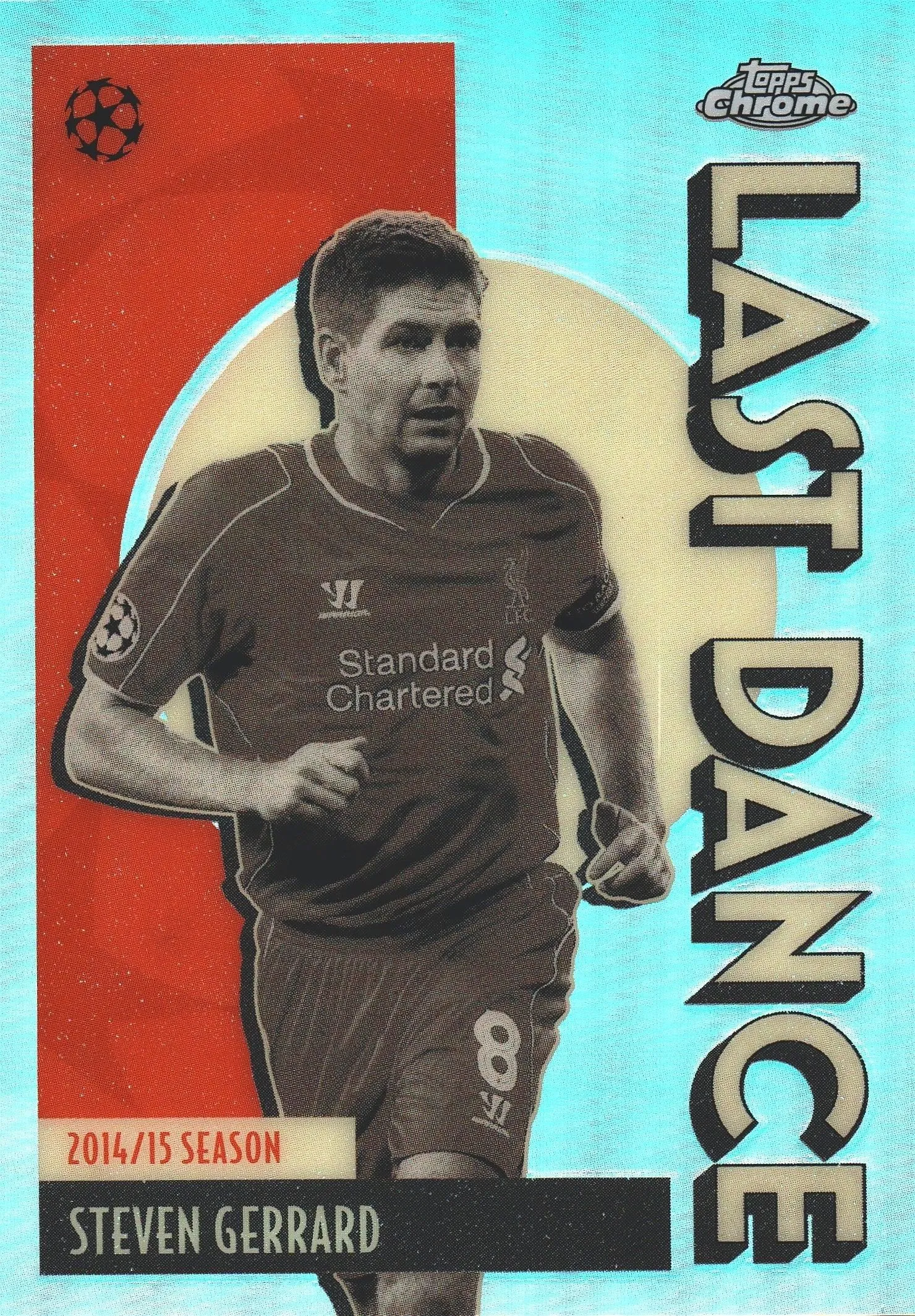 2025 Topps Chrome UCC Last Dance Steven Gerrard #LD-6 Liverpool