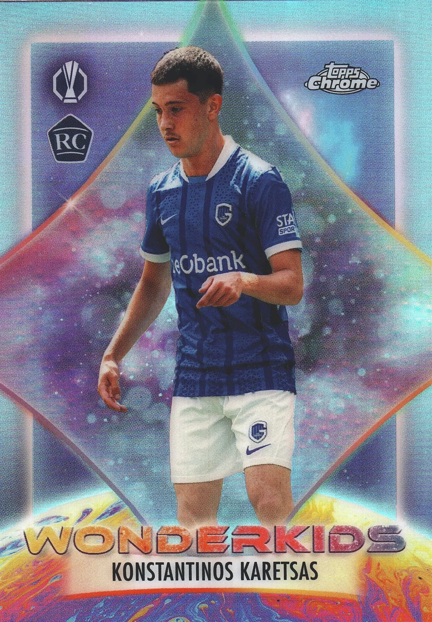 2025 Topps Chrome UCC Wonderkids Konstantinos Karetsas #WK-12 Genk