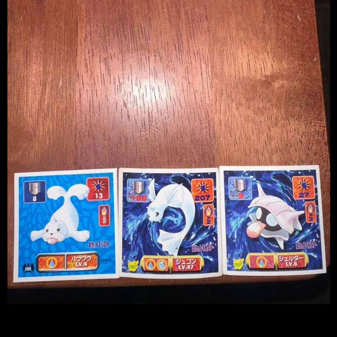 Product image for Seel,Dewgong,and Shellder JPN Amada.J🔥MP-LP+
