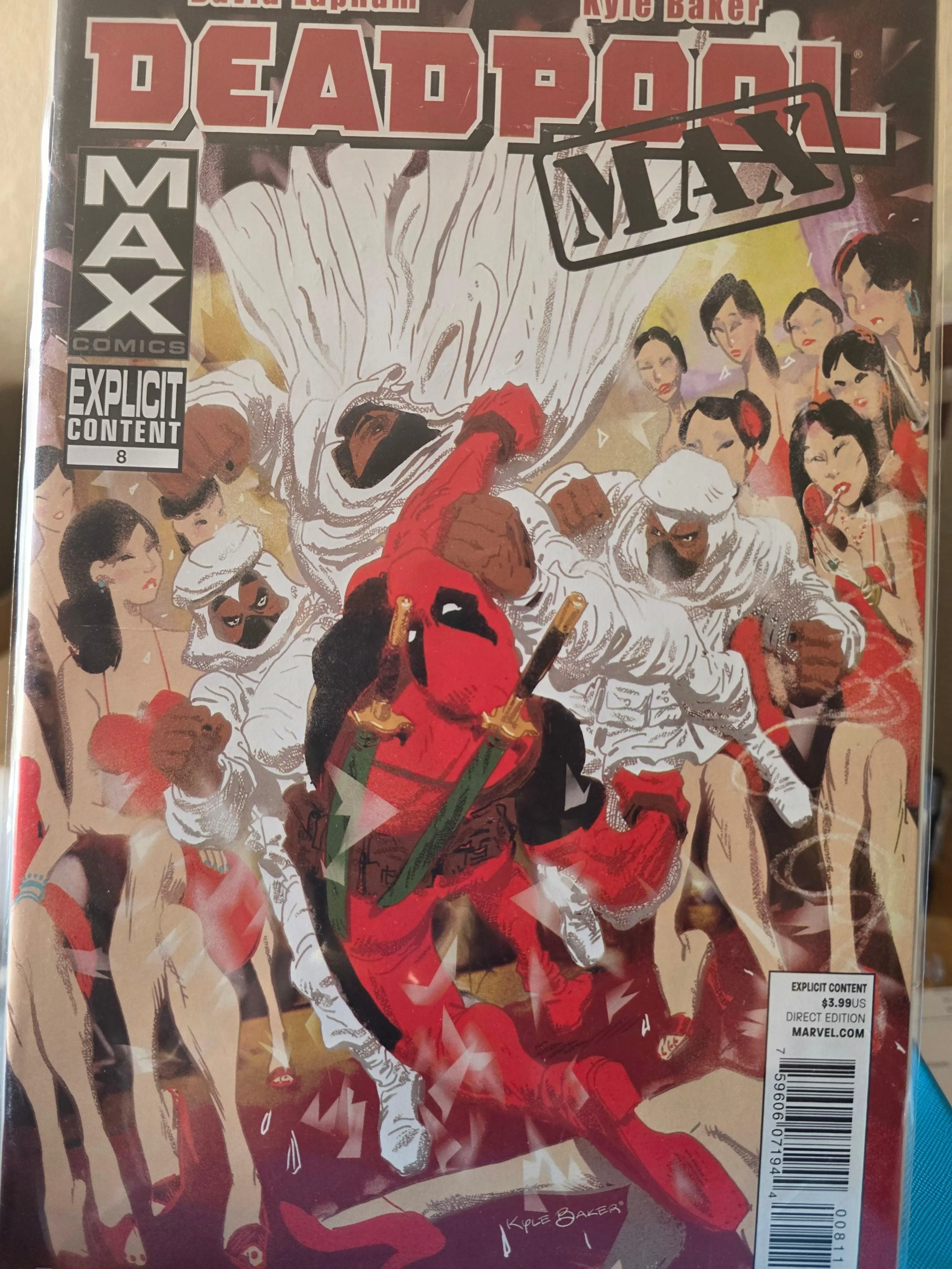 Deadpool Max #8 NM High-Grade Marvel MAX Explicit Content (2011) - David Lapham / Kyle Baker