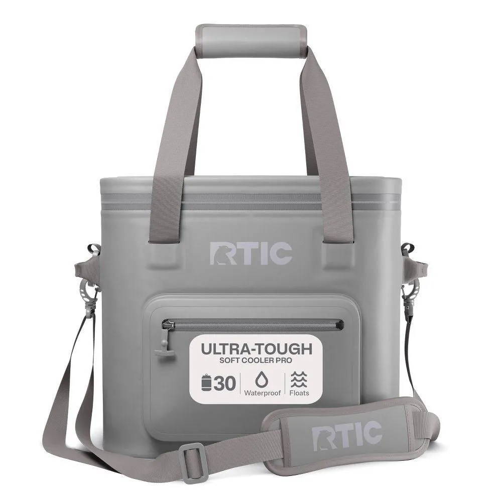 Open-box - RTIC Outdoors 30 Cans/ 22qt Ultra-Tough Soft-Sided Cooler Pro - Graphite
