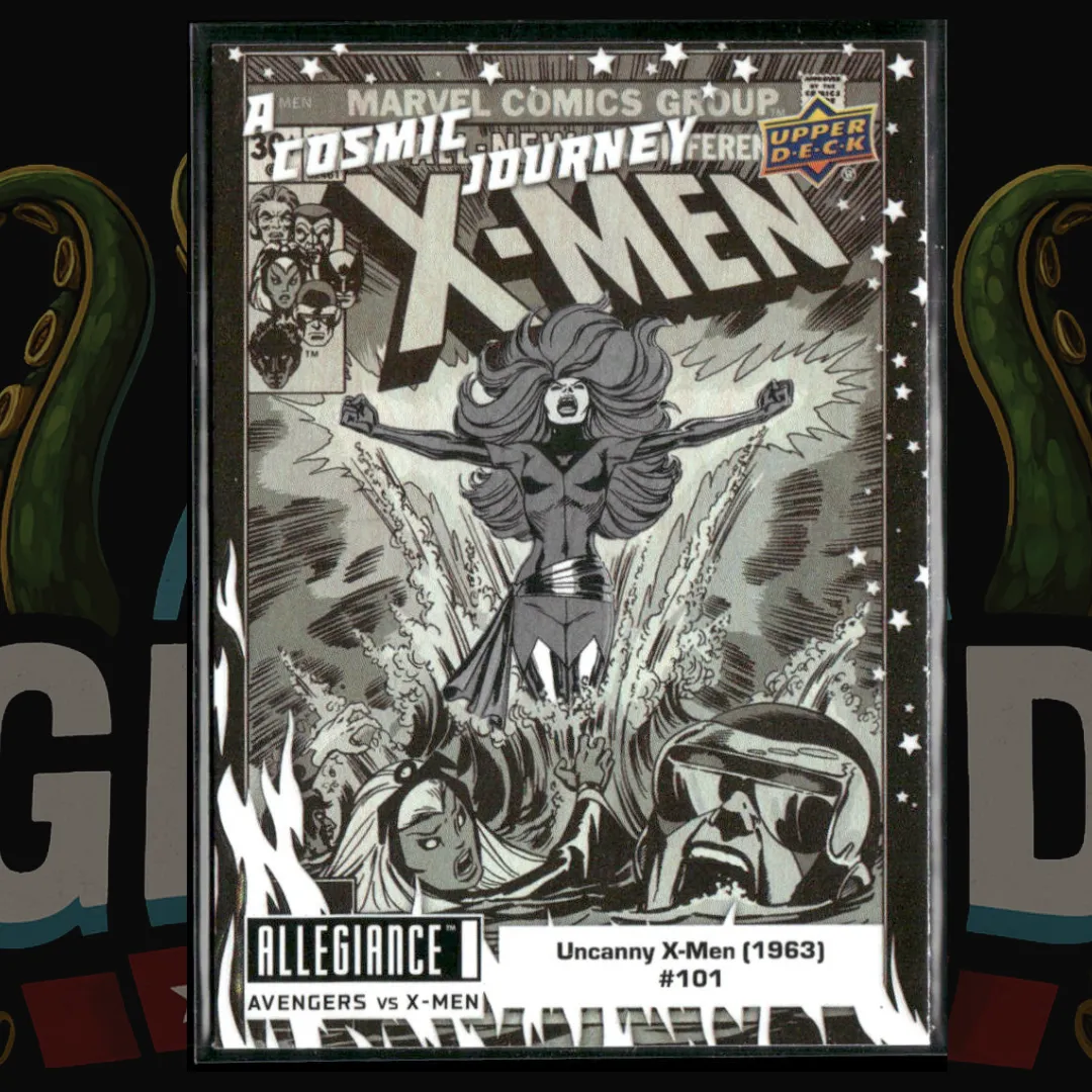 2023 Upper Deck Marvel Allegiance Avengers Vs X-Men A Cosmic Journey Card PJ9 Iron Fist (1975) #15 A Cosmic Journey Black & White Set