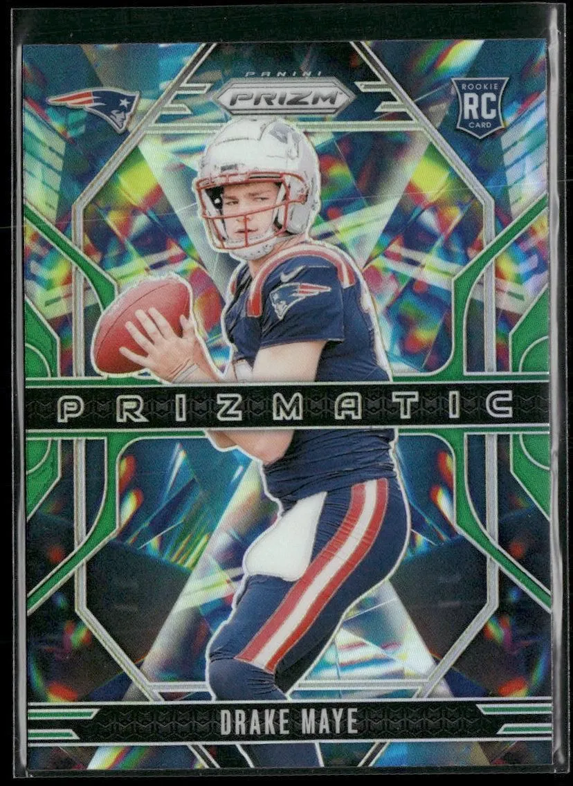 2024 Panini Prizm Prizmatic Green Prizm Drake Maye #2