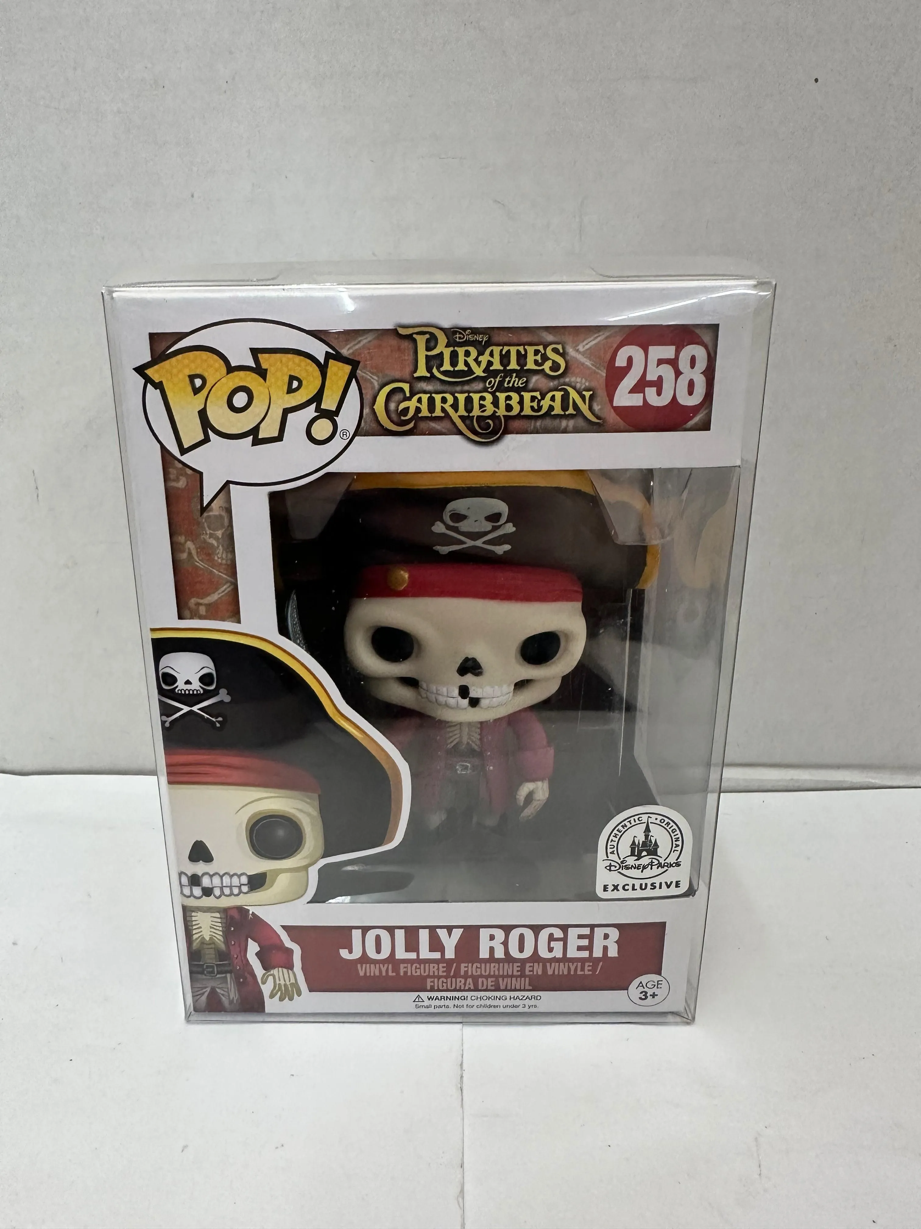 Funko Pop Jolly Roger #258 Pirates Caribbean Disney Park Exclusive Figure