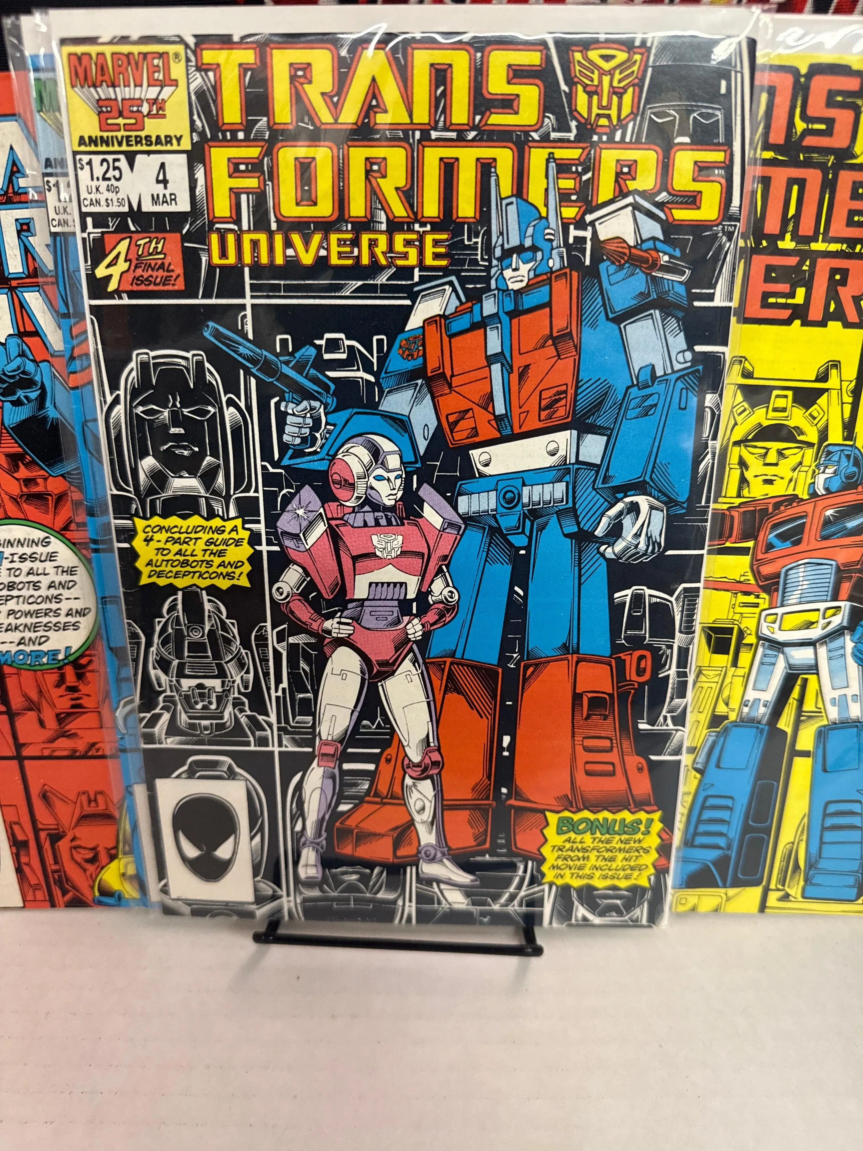 1986-1987 Transformers Universe #1-4 Marvel Comics Complete Set cross posted