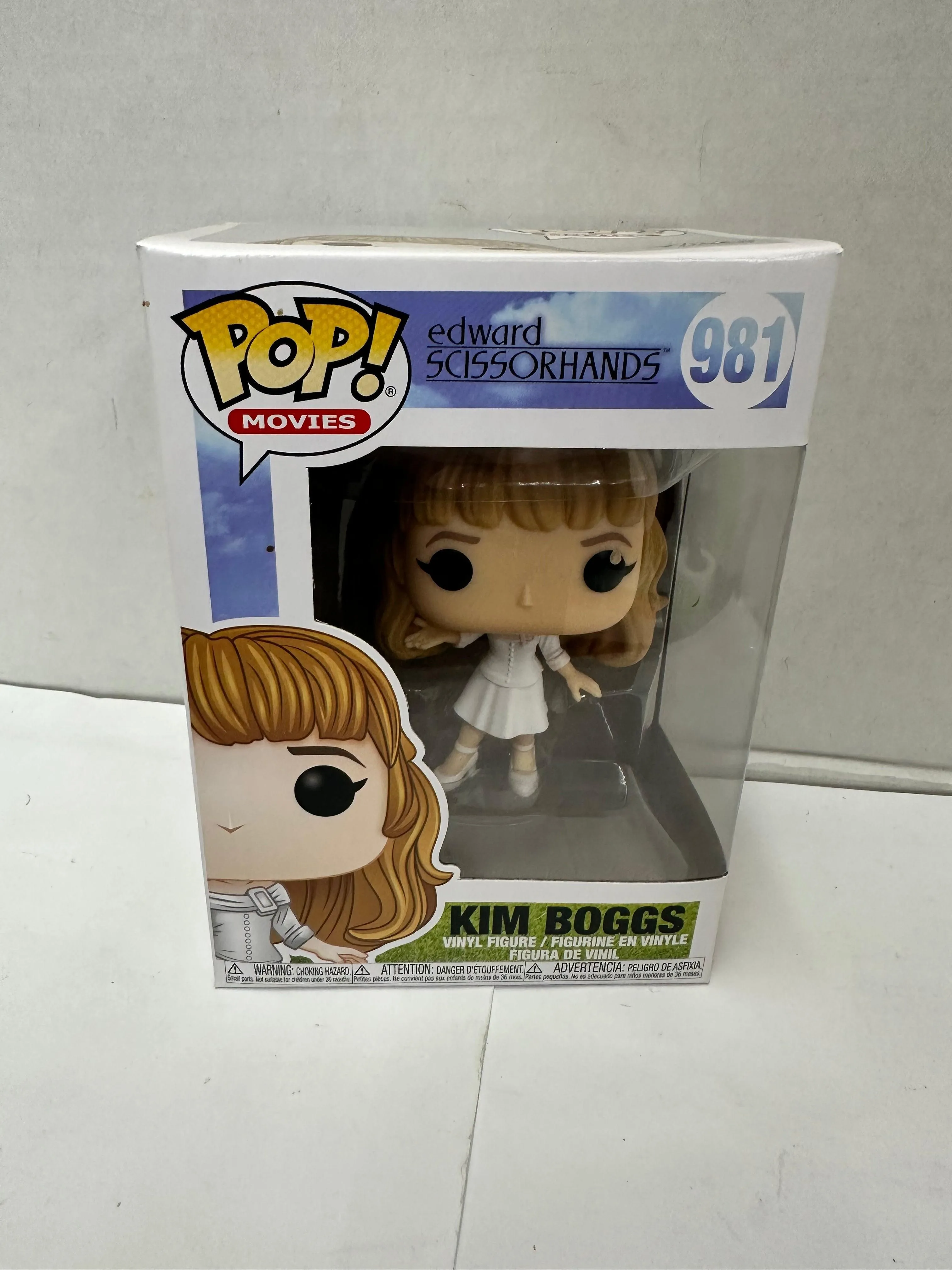 Funko Pop Edward Scissorhands Kim Boggs #981 Movies Vinyl Figure w/ Box