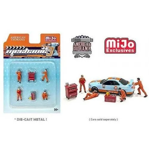 American Diorama Mechanic 3 1/64 Scale MiJo Exclusive