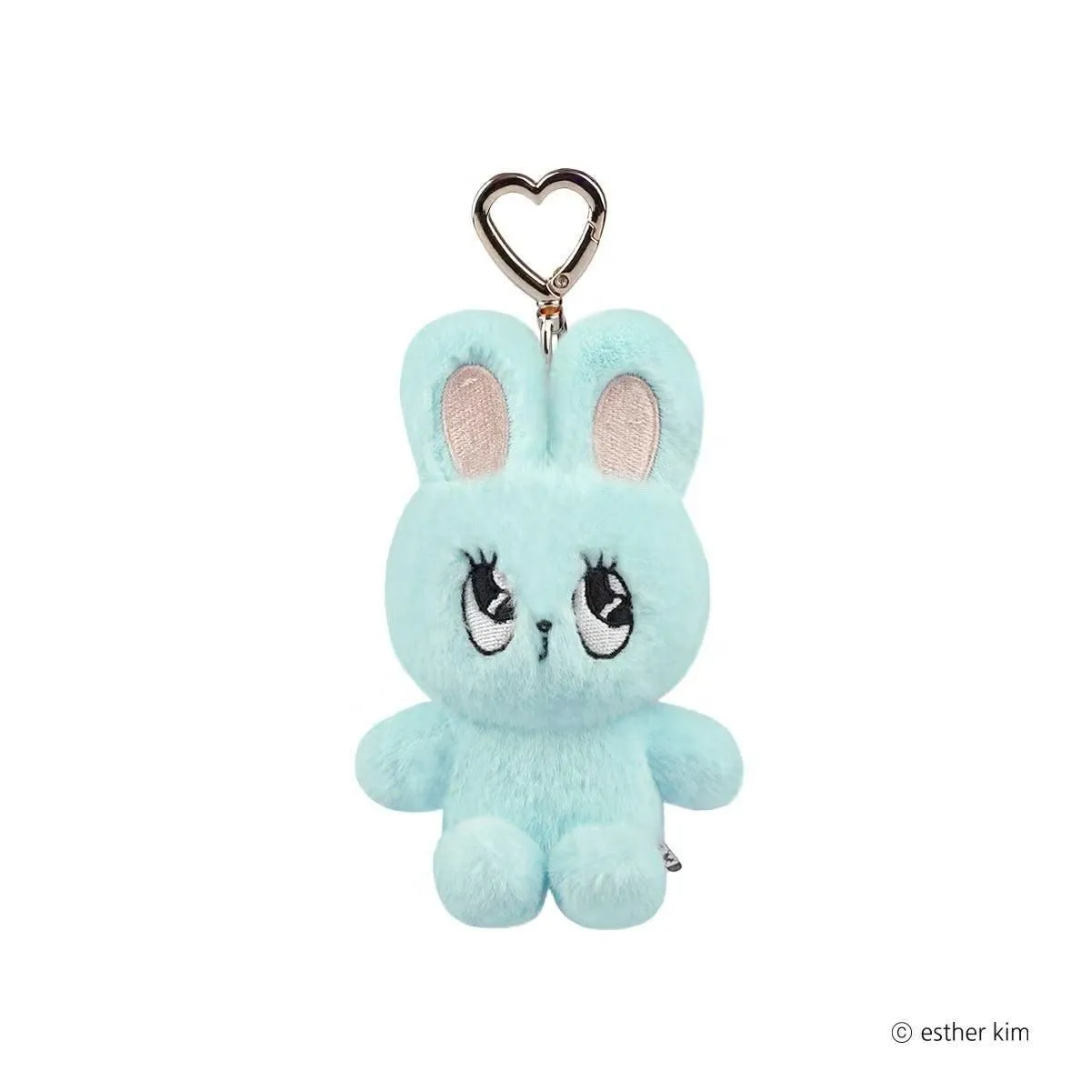 Esther Bunny Sitting Plush Mascot [Blue]