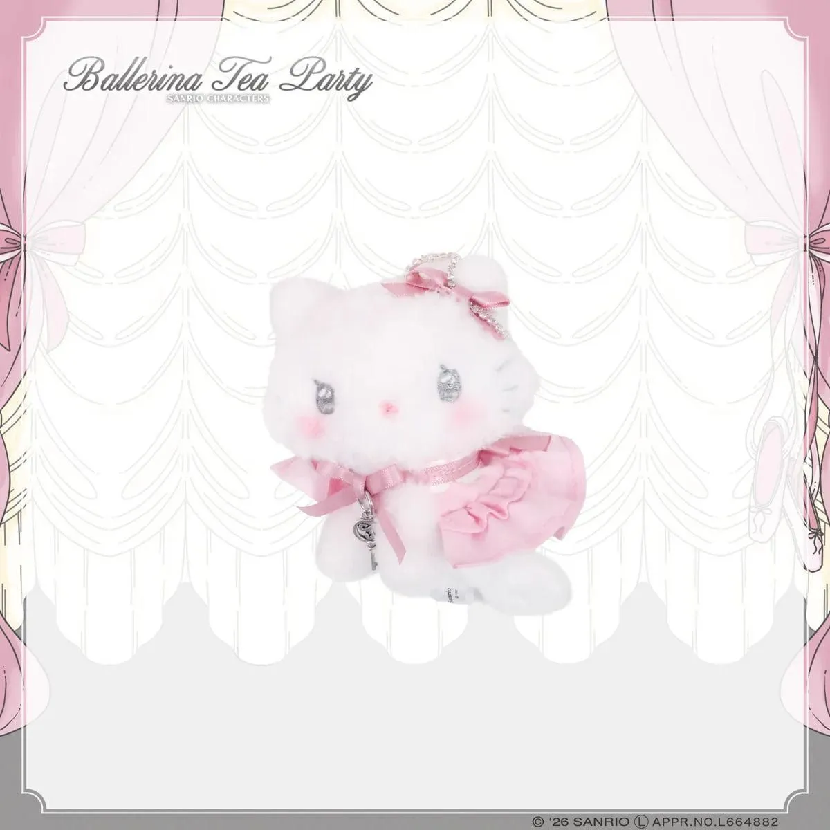 LAFARY Ballerina Tea Party♡ Charmmy Kitty Plush Mascot