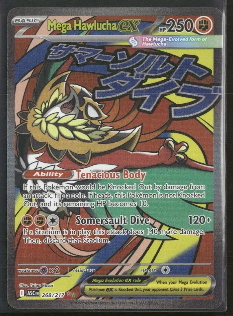 ME: Ascended Heroes Mega Hawlucha ex #268/217