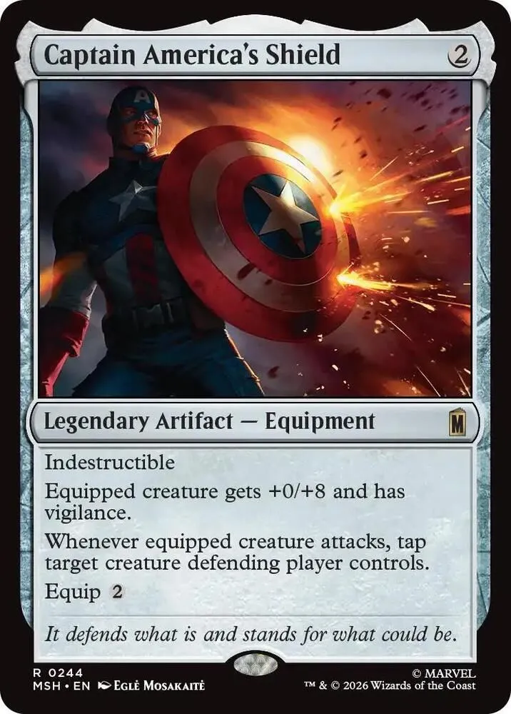 Captain America's Shield - Marvel Super Heroes (MSH)