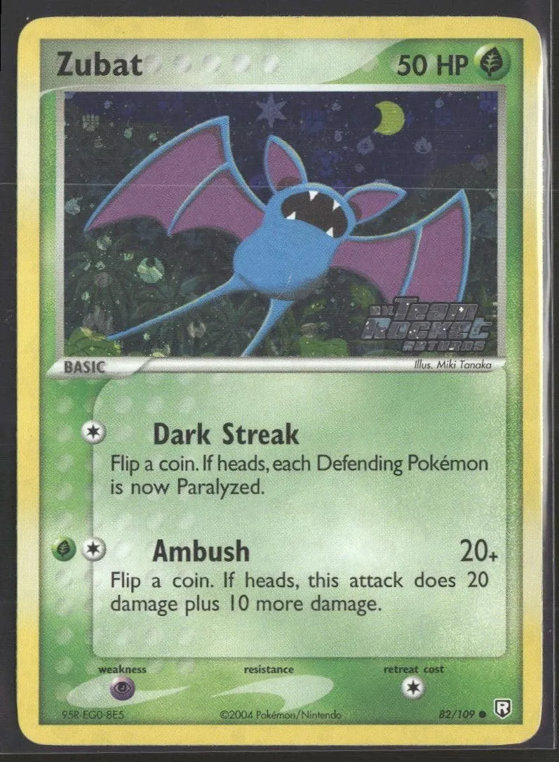 Team Rocket Returns Zubat #82/109