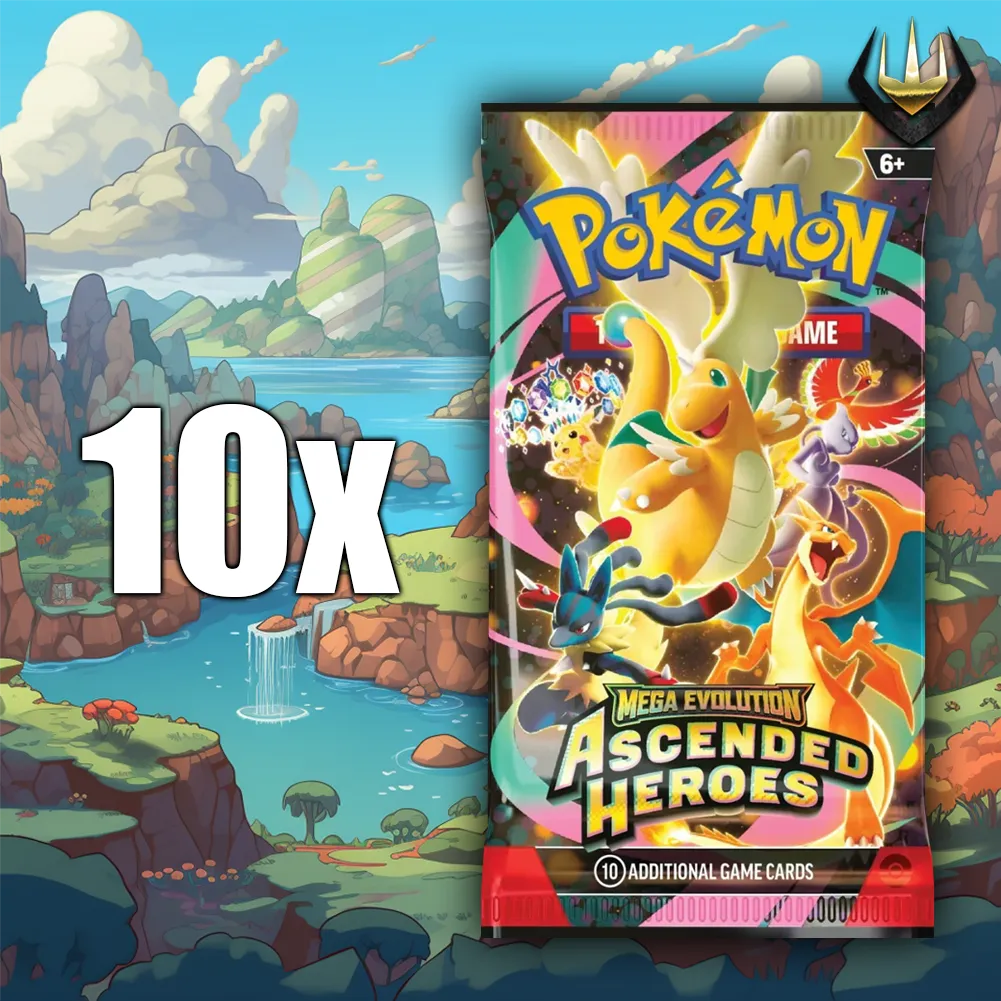 10x Ascended Heroes Pokemon Booster Pack [Random Art]