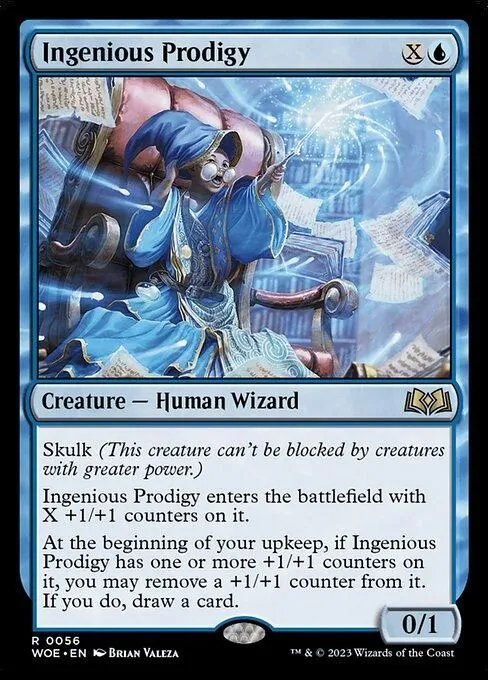 WOE, Ingenious Prodigy, Standard, 56, R, Near Mint, Normal, EN