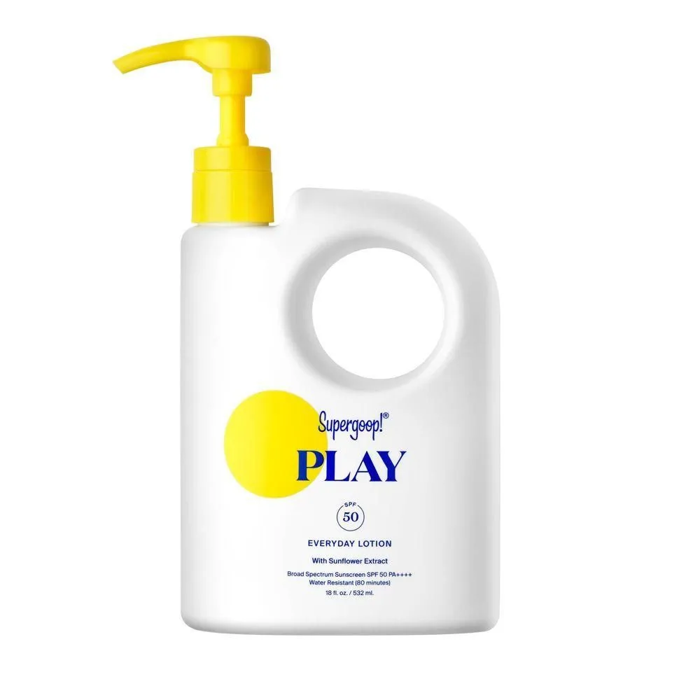 Brand New - Size: 18 fl oz - Supergoop! PLAY Everyday Hydrating Body & Face - Sunscreen Lotion - SPF