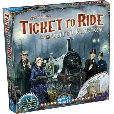 Brand New - Days of Wonder Ticket to Ride United Kingdom Map Col 5 Board
