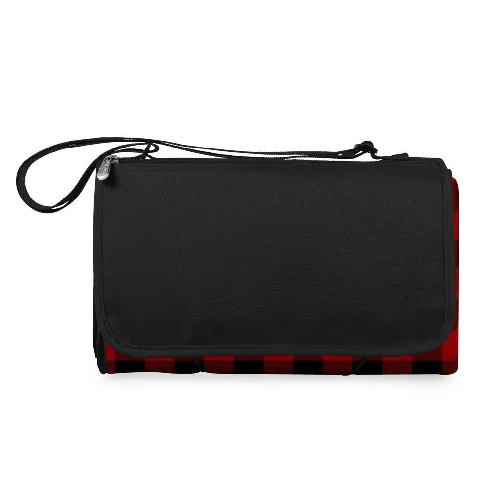 Open-box - Picnic Time Blanket Tote XL Outdoor Picnic Blanket - Red/Black Buffalo Check