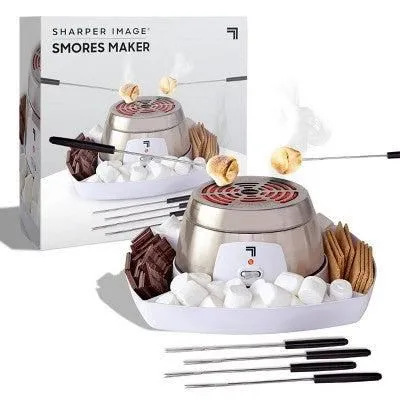 New without box - Sharper Image S'mores Maker Gray Tabletop 1200W 13.8" Height 3.96 lbs