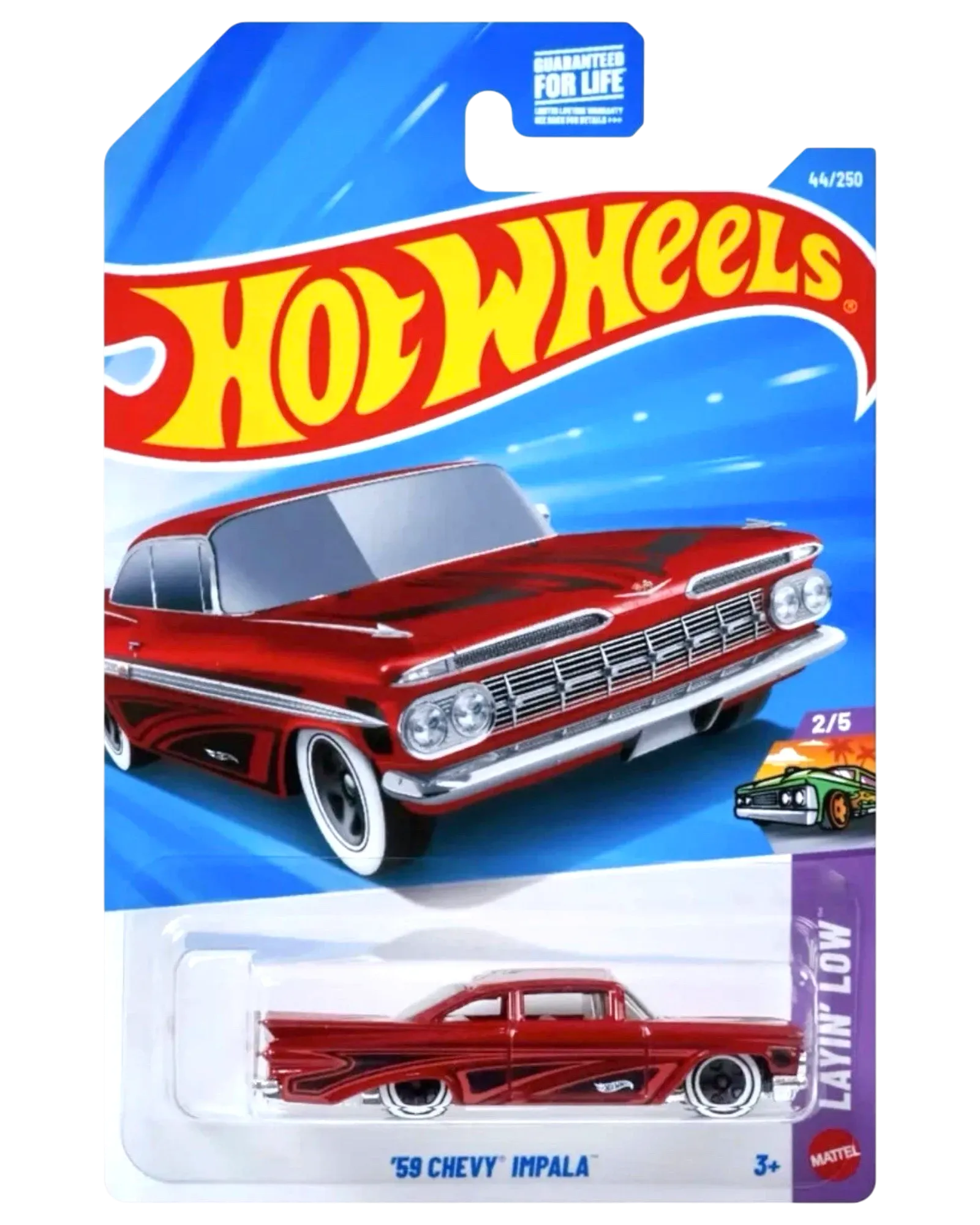 Hot Wheels '59 Chevy Impala 1:64 Die-Cast – Mainline #44/250