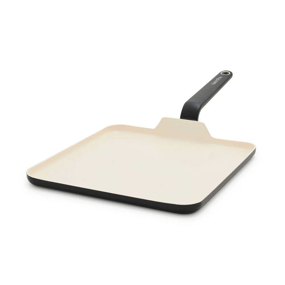 New without box - GreenPan Rio Advanced 11" Ceramic Nonstick Griddle Black