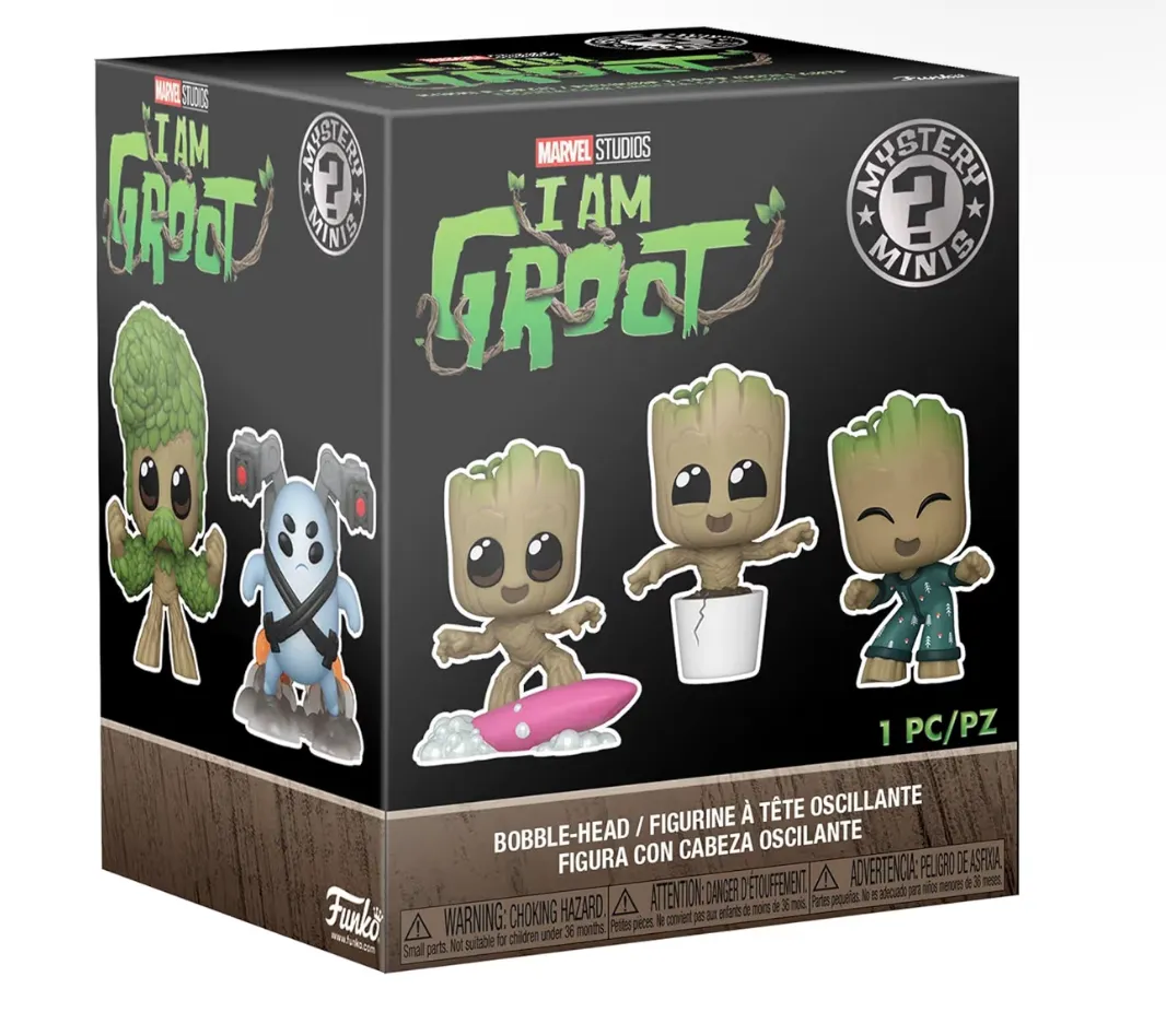 Funko Mystery Minis Marvel Studios Groot One Box Supplied