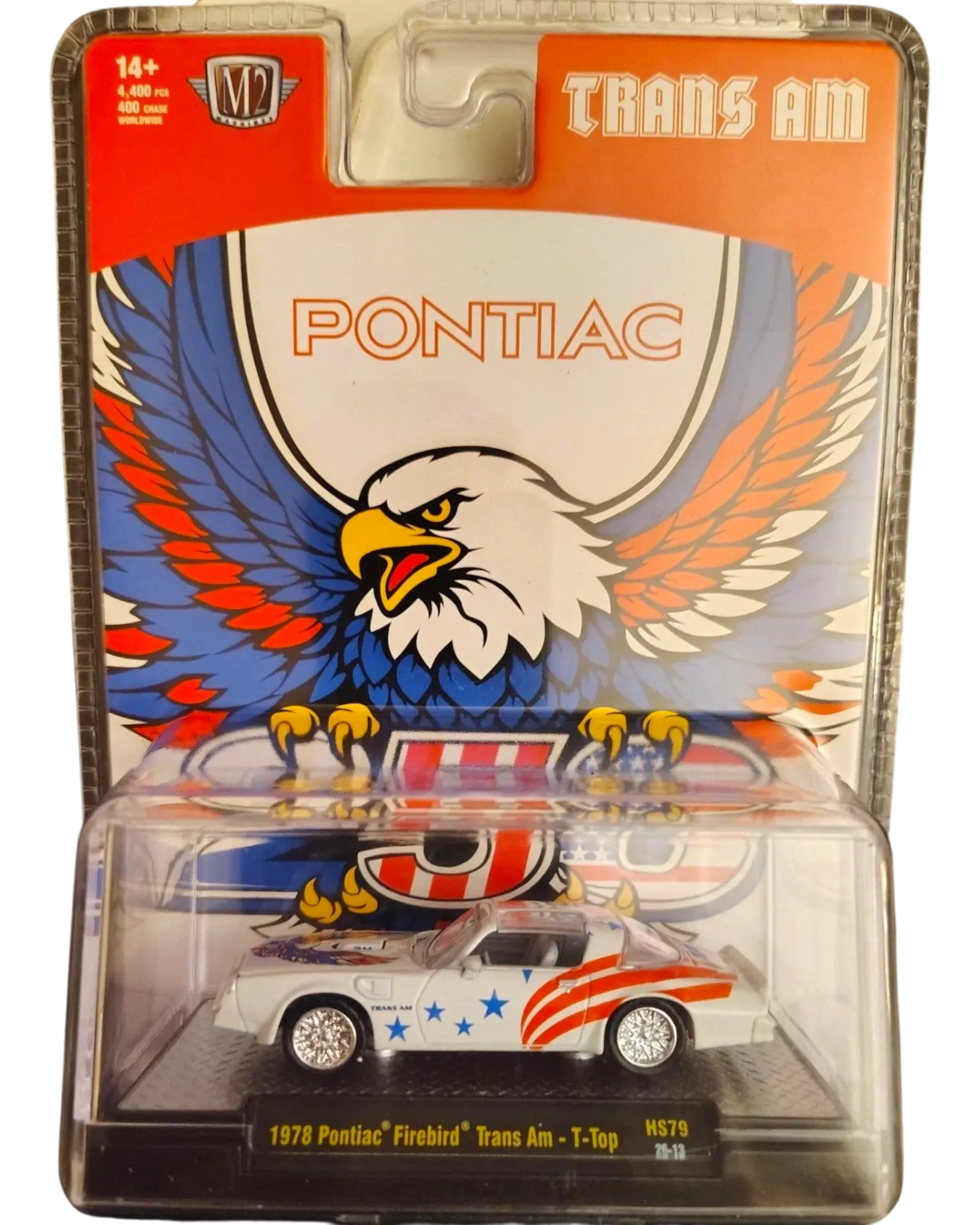 M2 Machines Pontiac Trans Am T-Top 1:64 Die-Cast 250th Anniversary #/4400