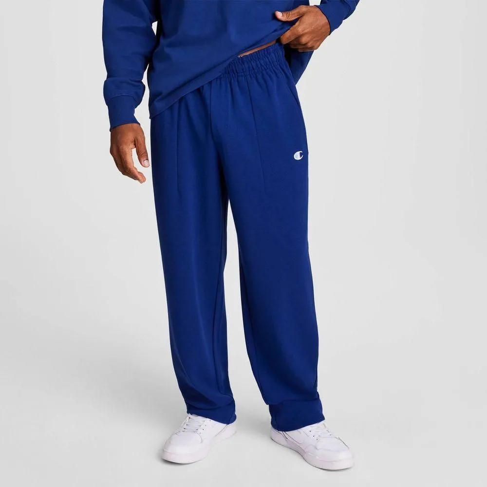 New without Tags - Champion Men's Open Bottom Bungee Fit Pull-On Pants - Navy Blue S