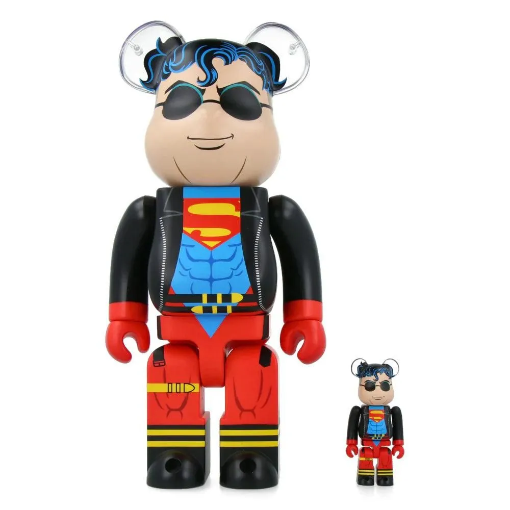 Superboy The Return of Superman 100% + 400% Bearbrick Set by Medicom Toy