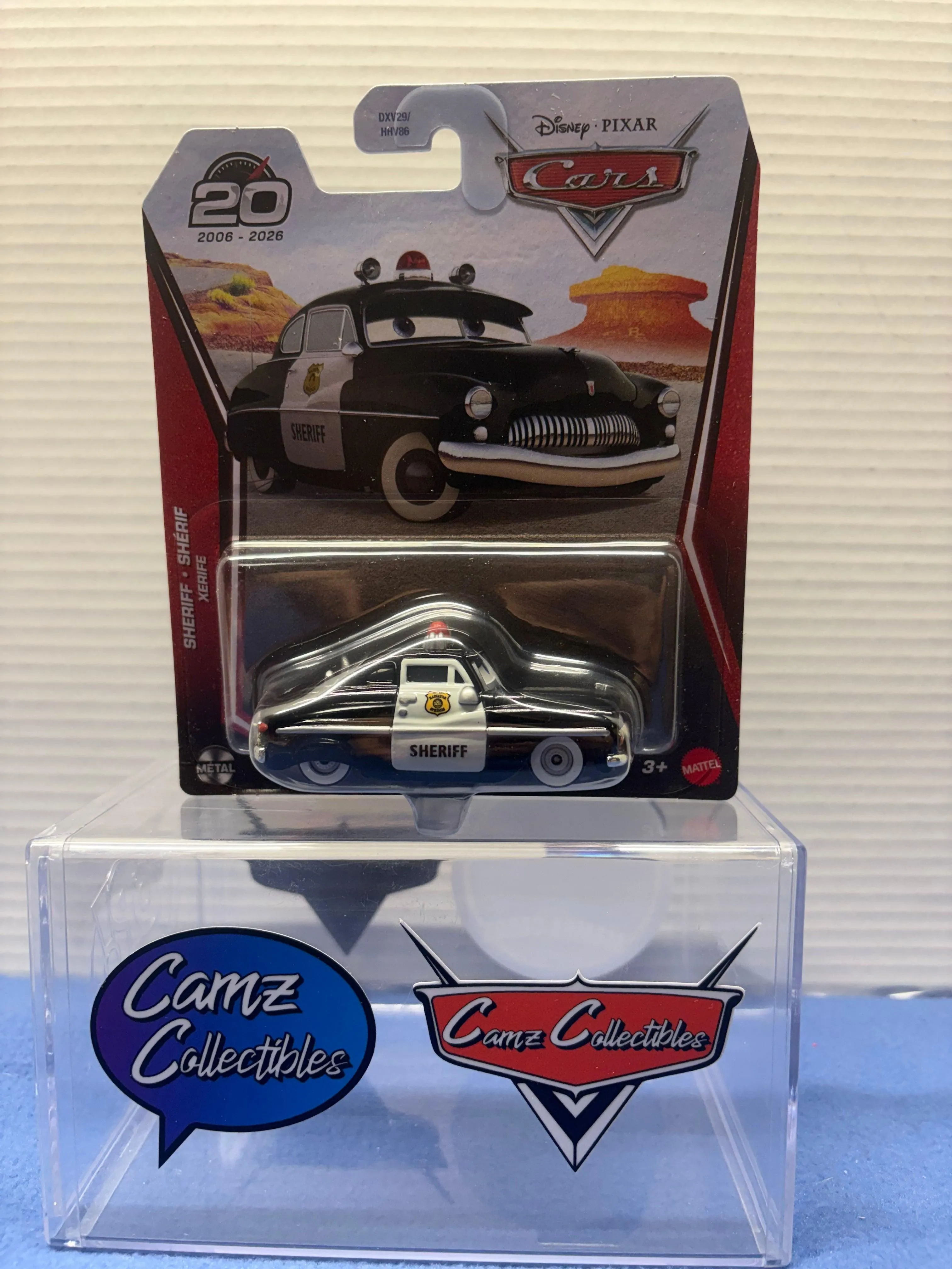 Disney Pixar Cars 2026 20th Anniversary Singles Case DXV29-95H - Sheriff