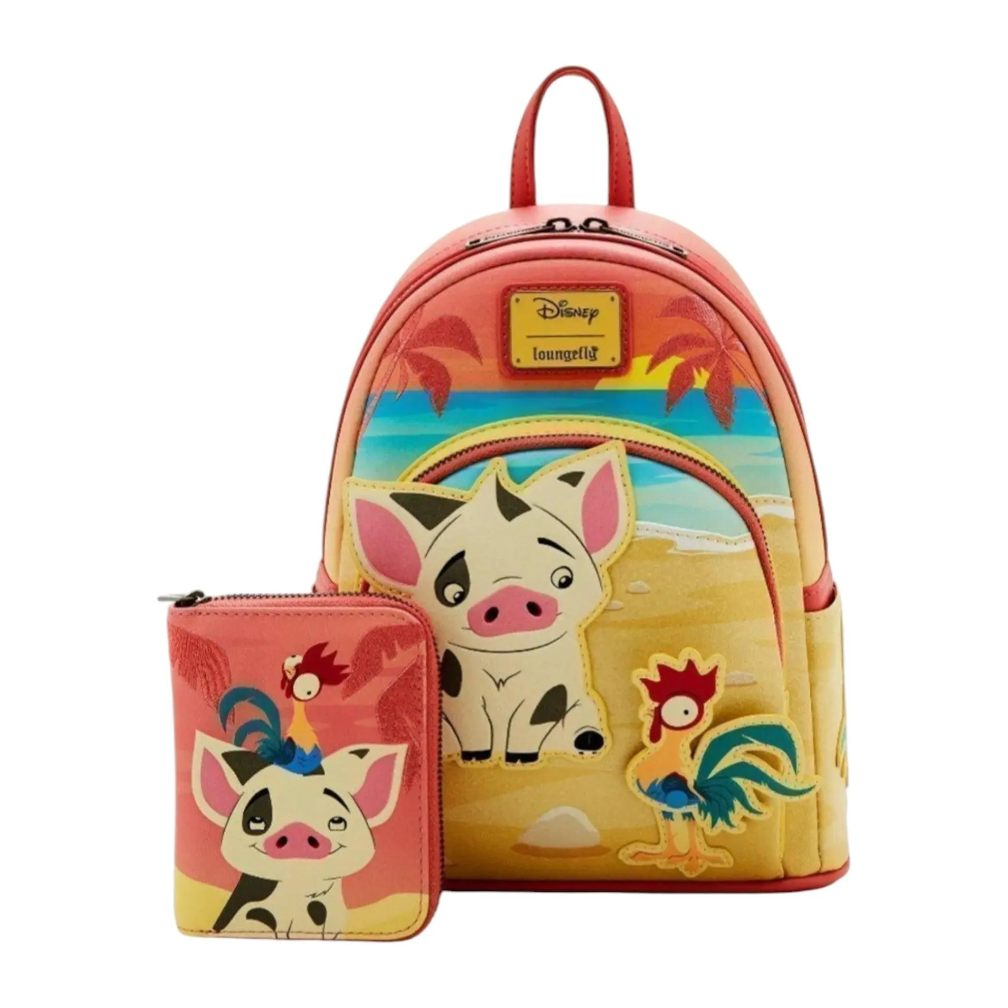 Loungefly Vault Disney Moana Pua & Hei Hei Sunset Set