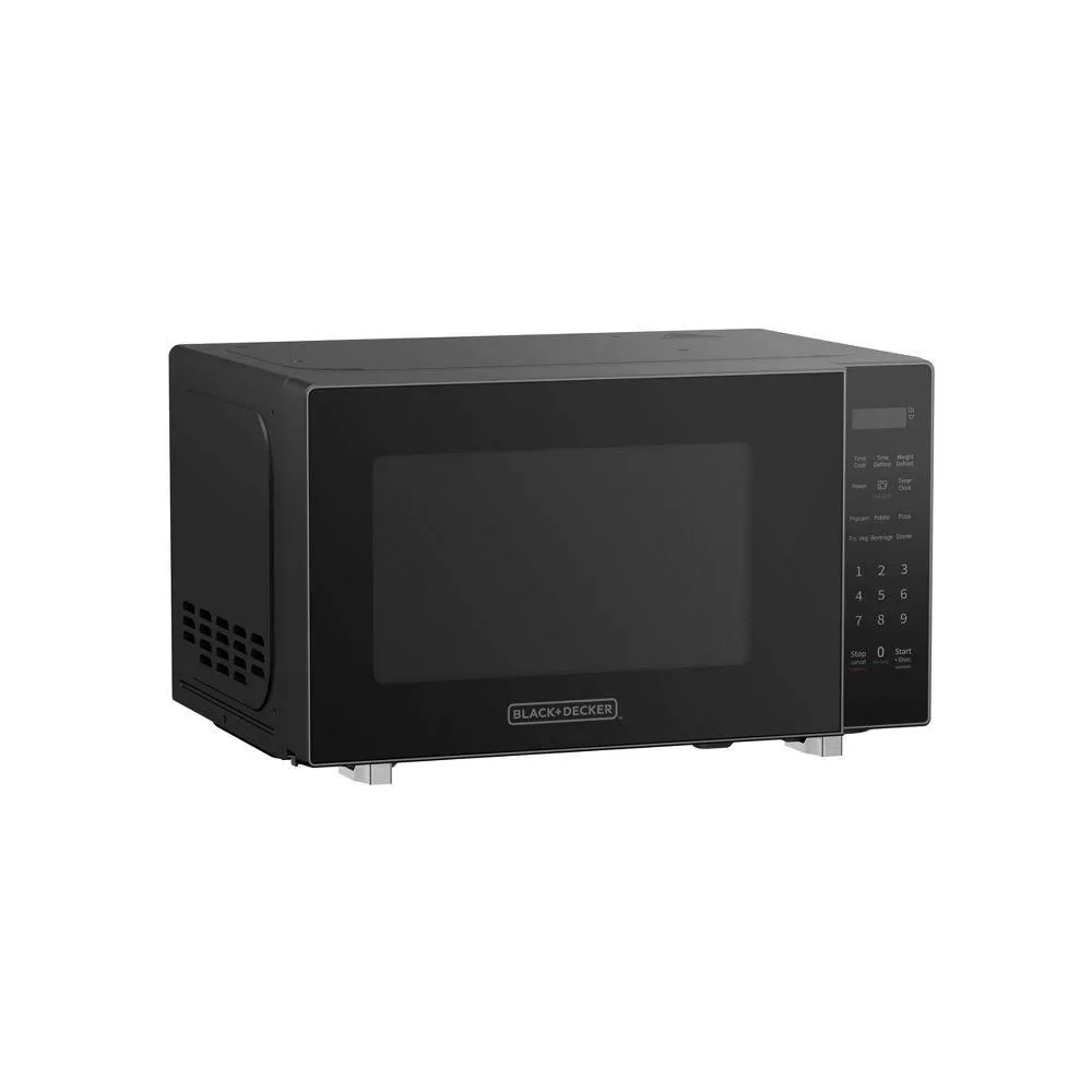New without box - BLACK+DECKER 0.7 cu ft Microwave Black