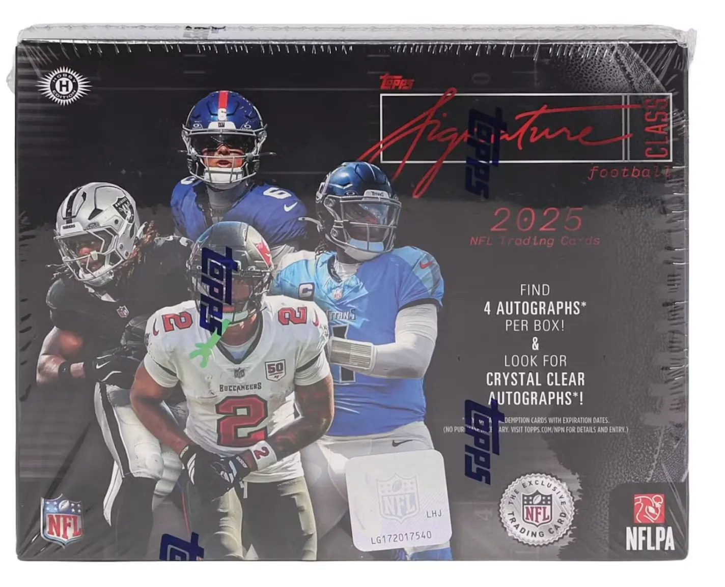 2025 Topps Signature Class Football Hobby Jumbo Box