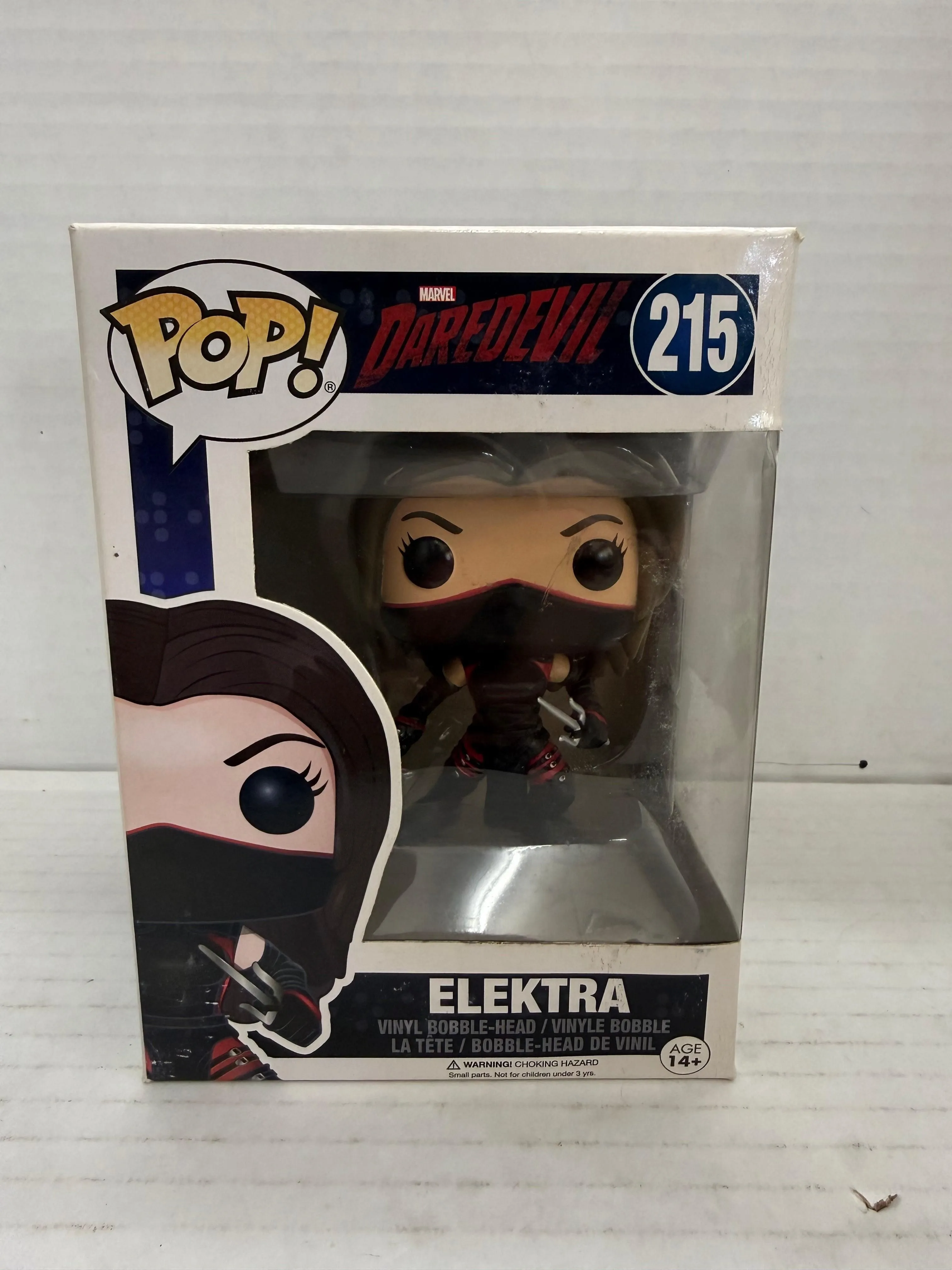 FUNKO POP! Marvel Daredevil Elektra Vinyl Bobble-Head #215