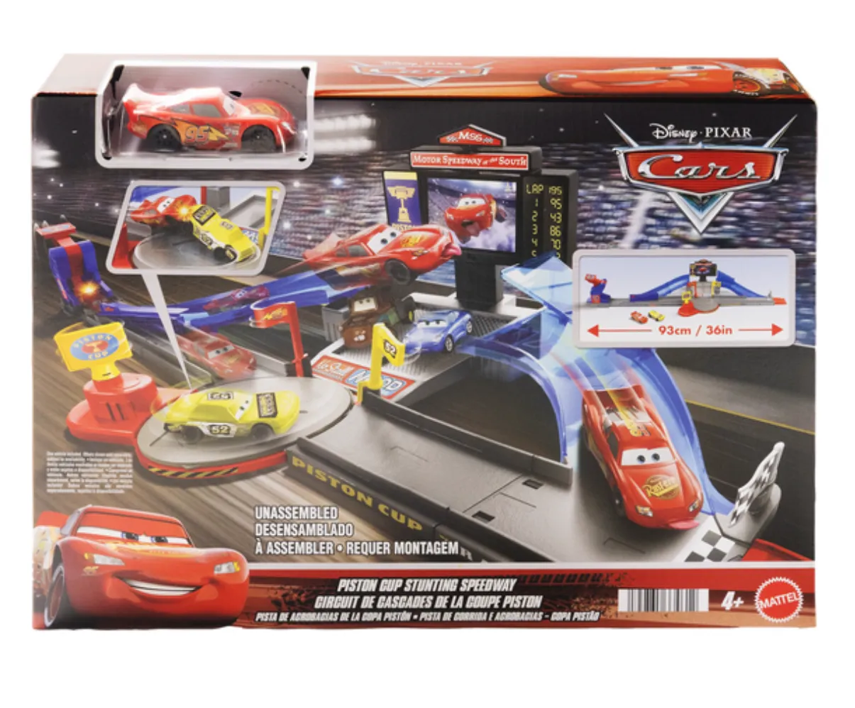 Disney and Pixar Cars Piston Cup Stunting Speedway Playset