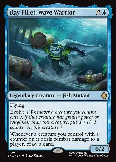 TMC, Ray Fillet, Wave Warrior, Standard, 14, R, Near Mint, (Normal), EN