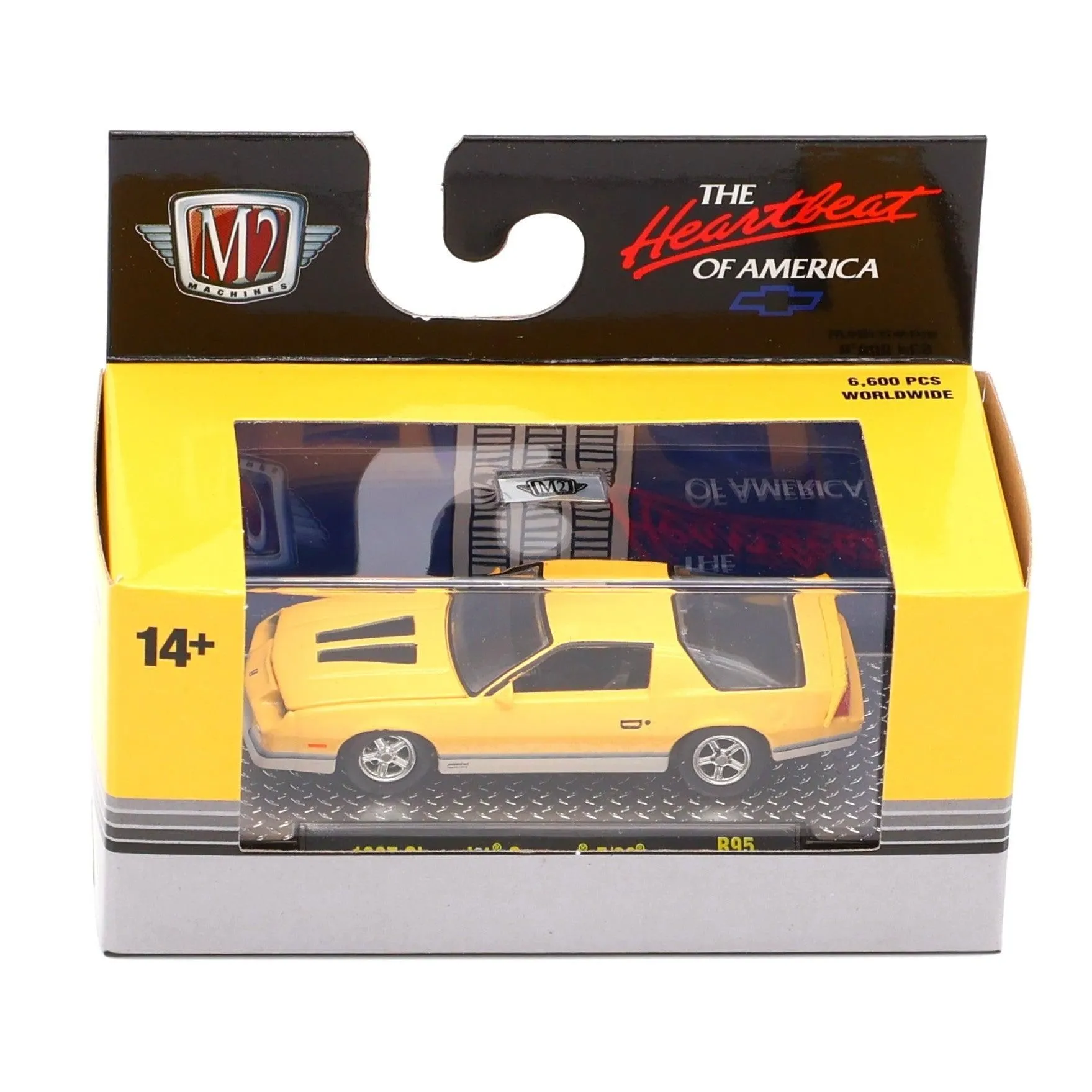 1987 Chevrolet Camaro Z/28 M2 Machines 1:64 Scale Detroit Muscle Release 95