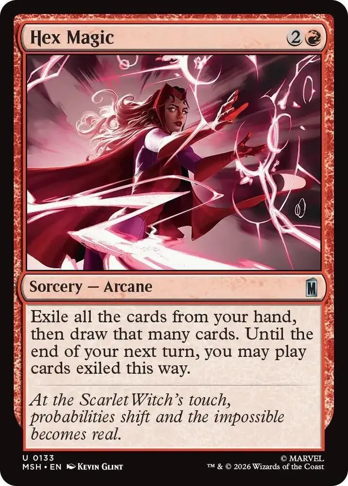MSH, Hex Magic, Standard, 133, U, Near Mint, Foil, EN