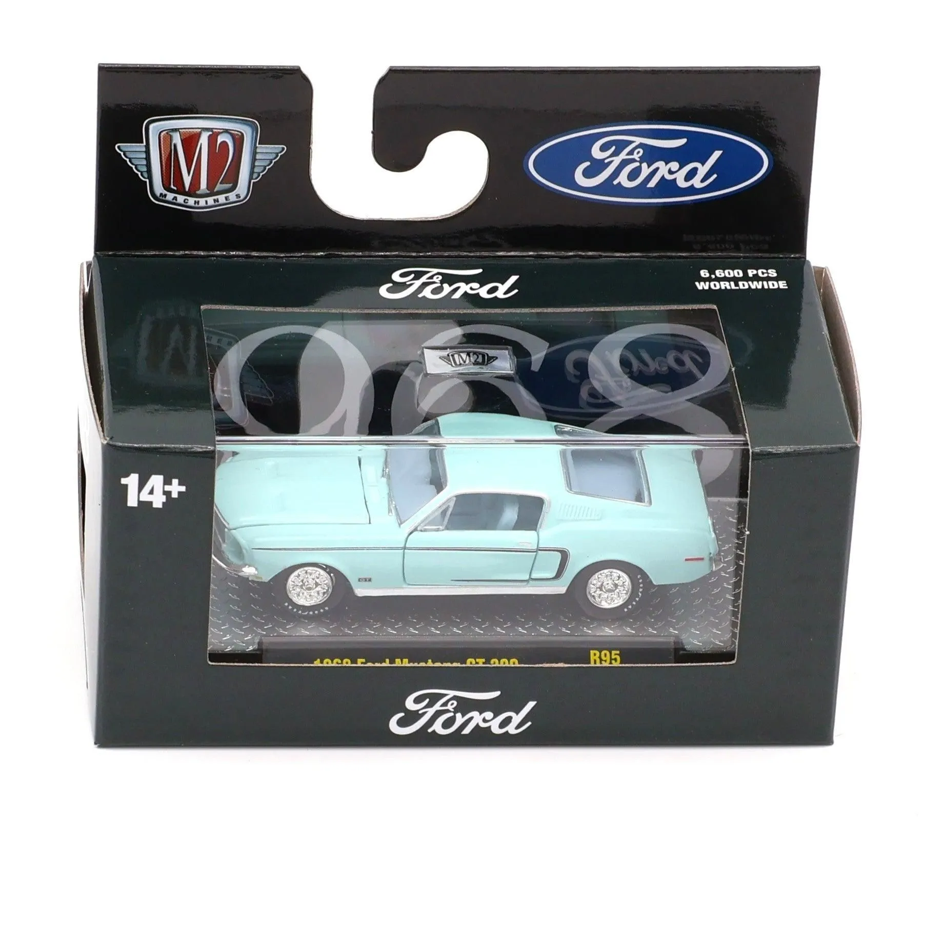 1968 Ford Mustang GT M2 Machines 1:64 Scale Detroit Muscle Release 95