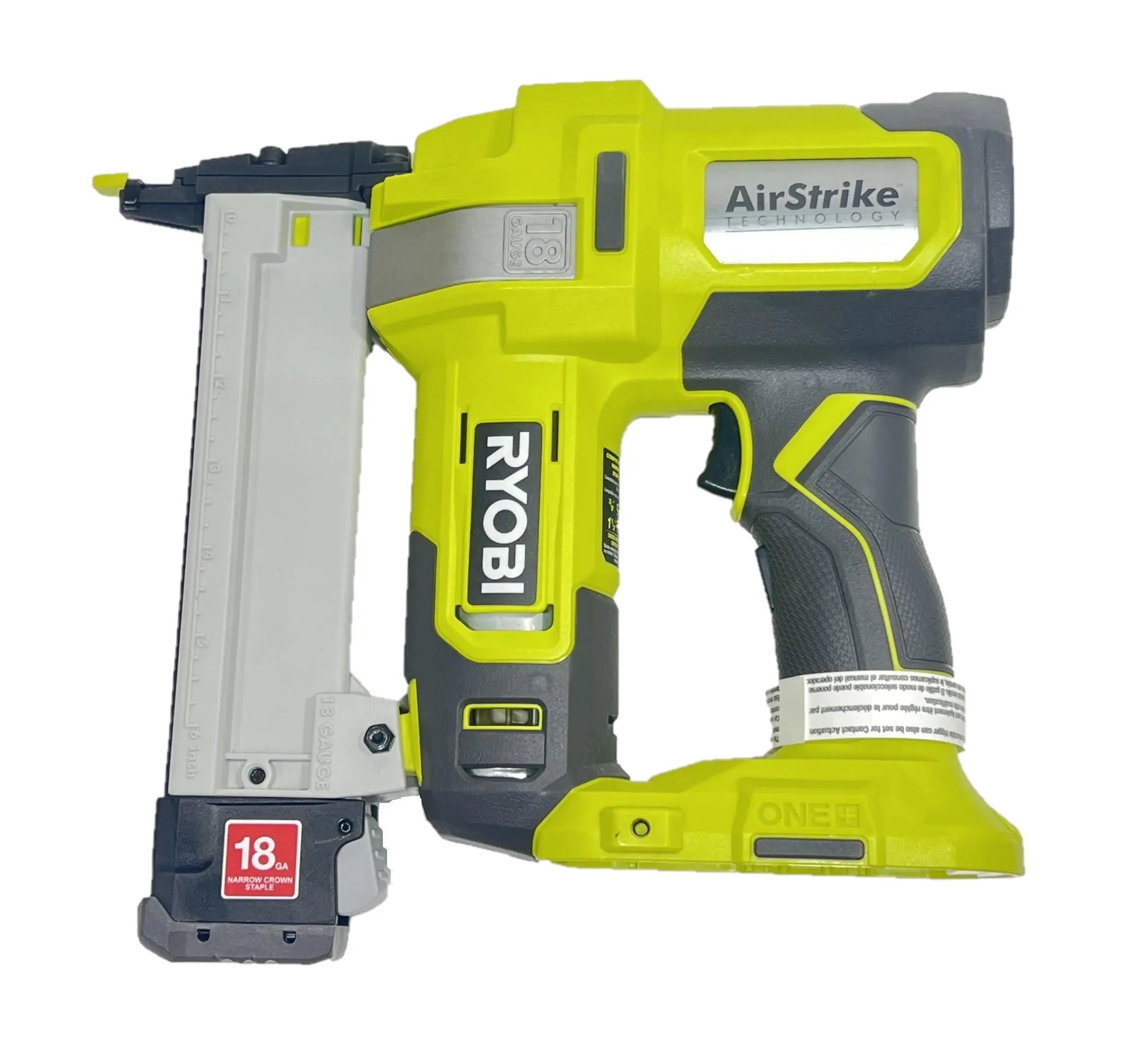 RYOBI 18V ONE+ AirStrike 18-Gauge Cordless Lithium-Ion Narrow Crown Stapler