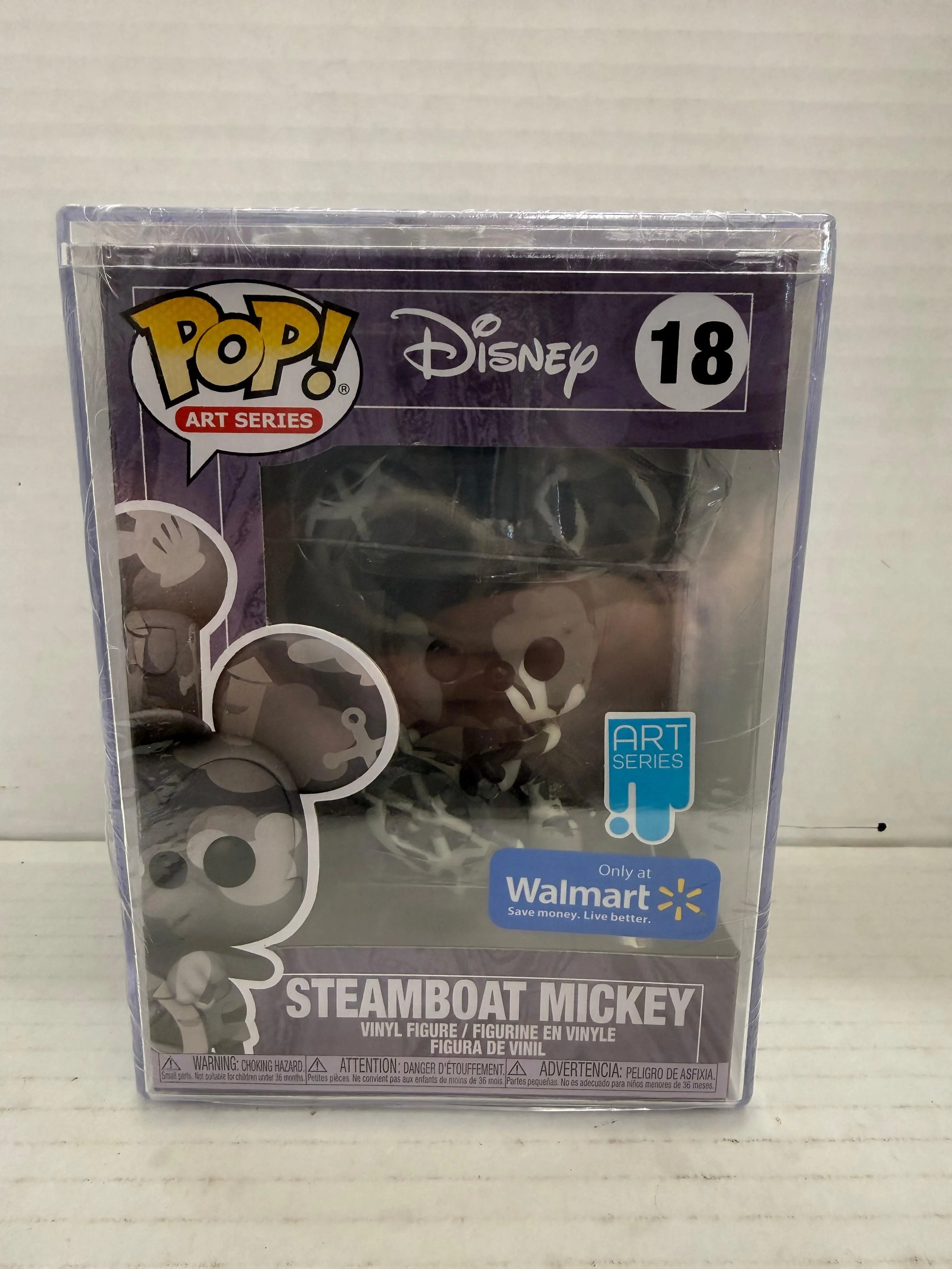 Funko Pop! Protector: Disney Steamboat Mickey Walmart (Exclusive) #18 Sealed