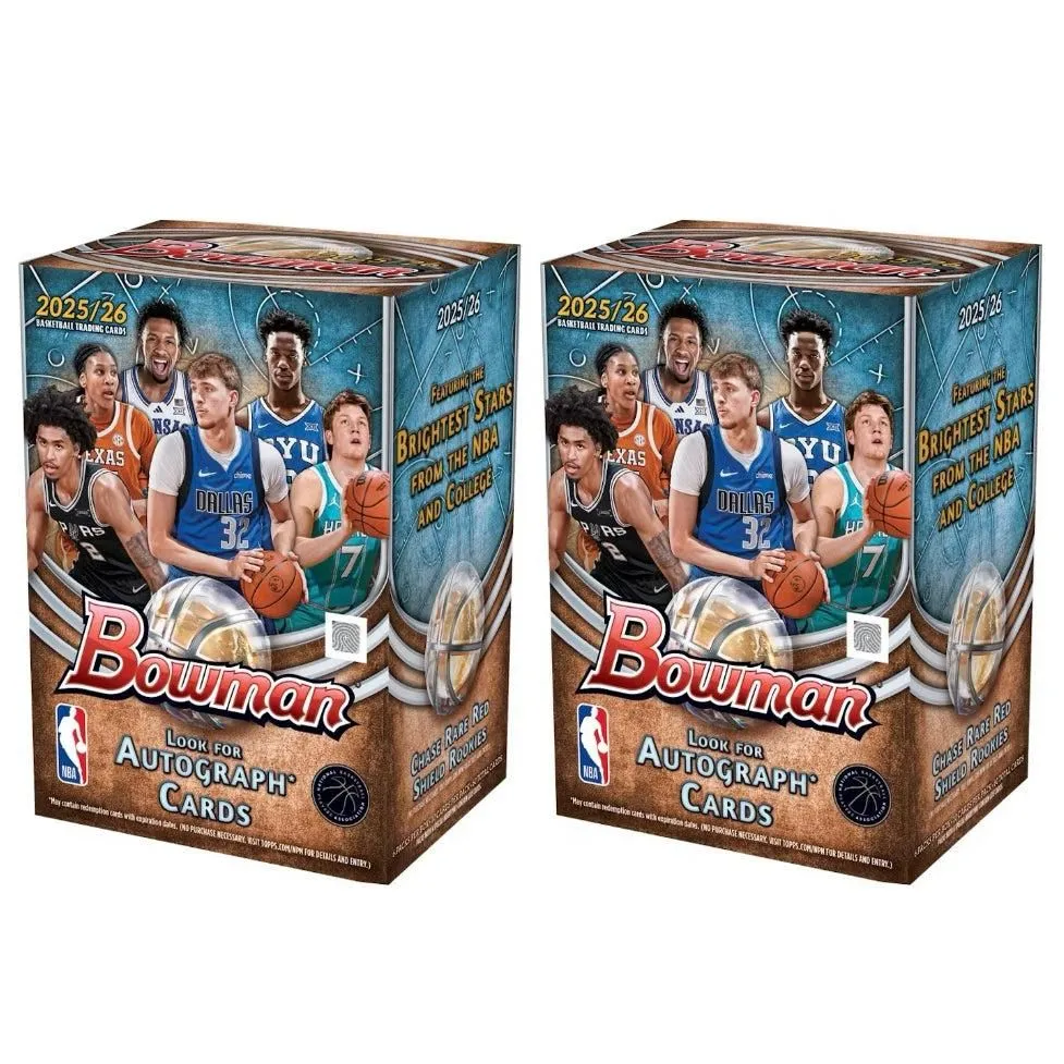 2025/26 Bowman Basketball Value Box 2x Lot
