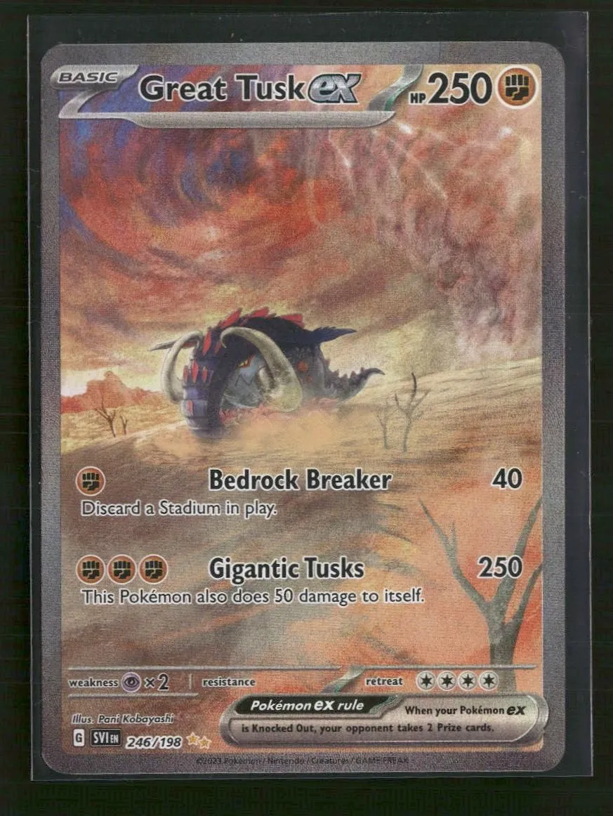 SV01: Scarlet & Violet Base Set Great Tusk ex #246/198