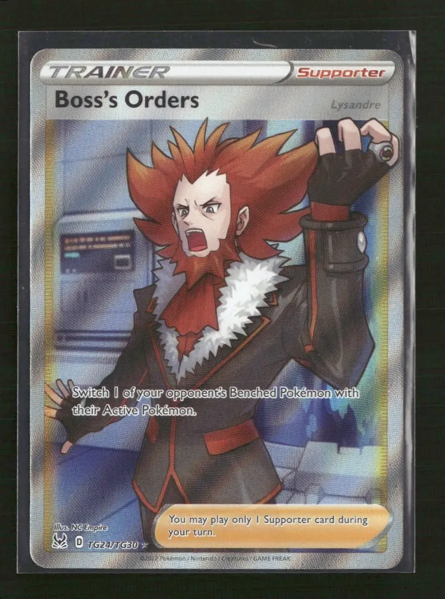 SWSH11: Lost Origin Trainer Gallery Boss's Orders #TG24/TG30