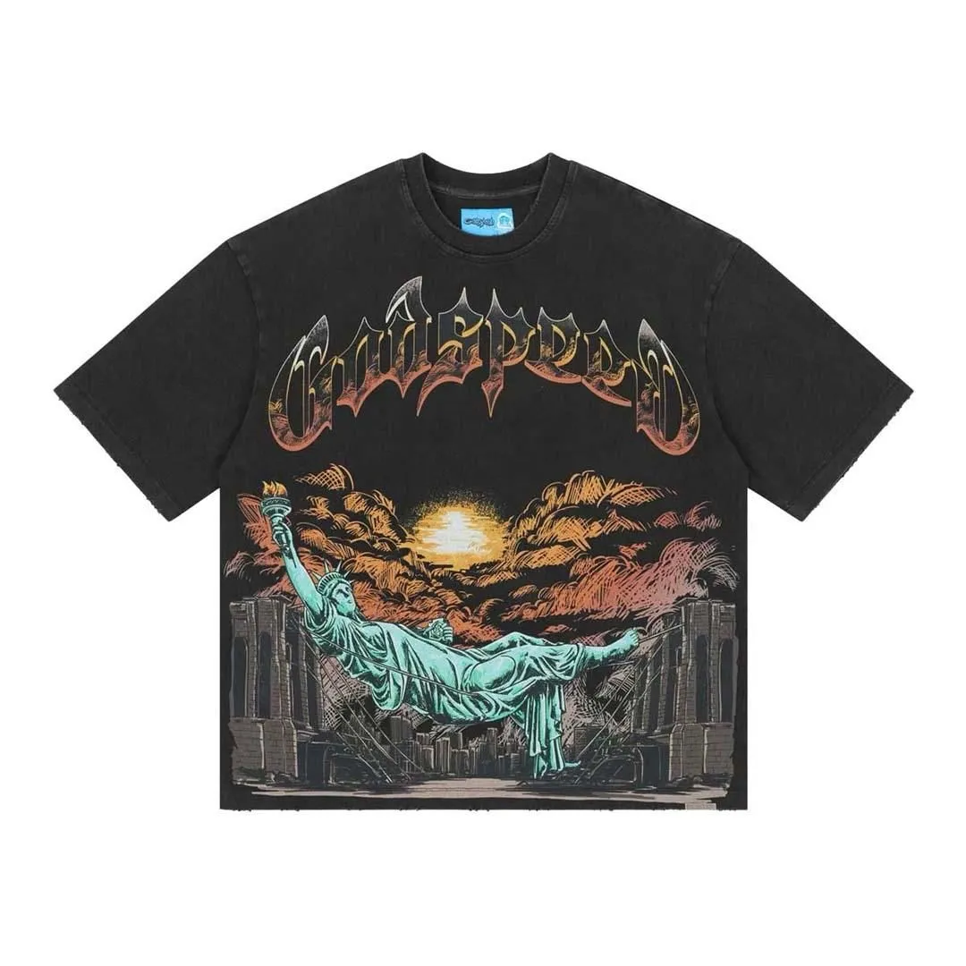 Godspeed Burnt Bridges 2.0 Black Tee