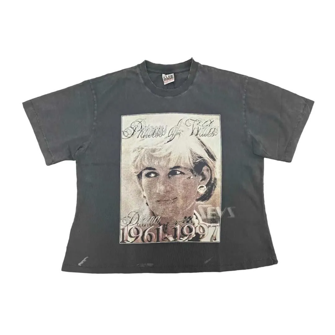 Triple Sevens Diana Grey Wash Tee