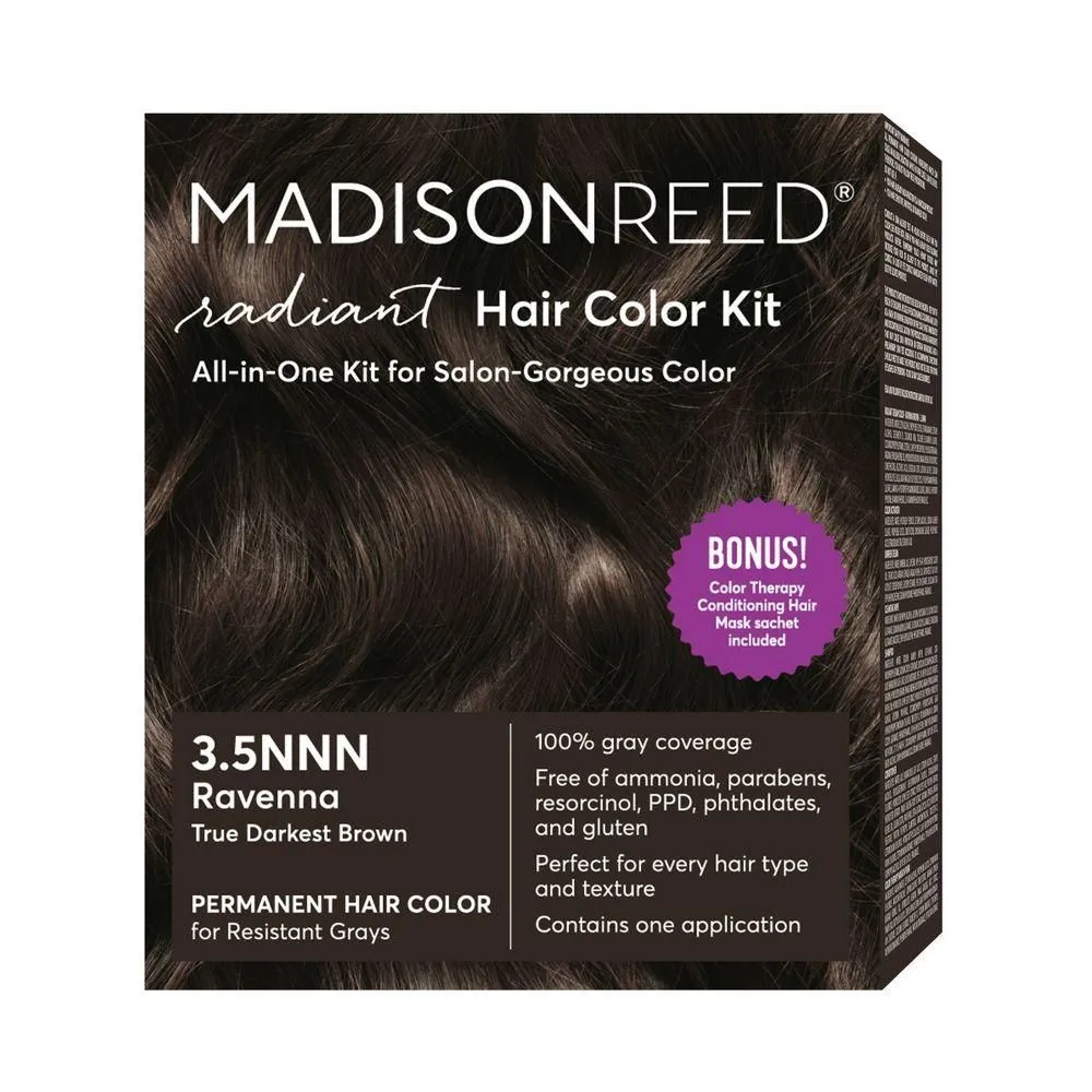Brand New - Size: 3.5NNN - Madison Reed Radiant Hair Color Kit - Ravenna Brown 3.5NNN: